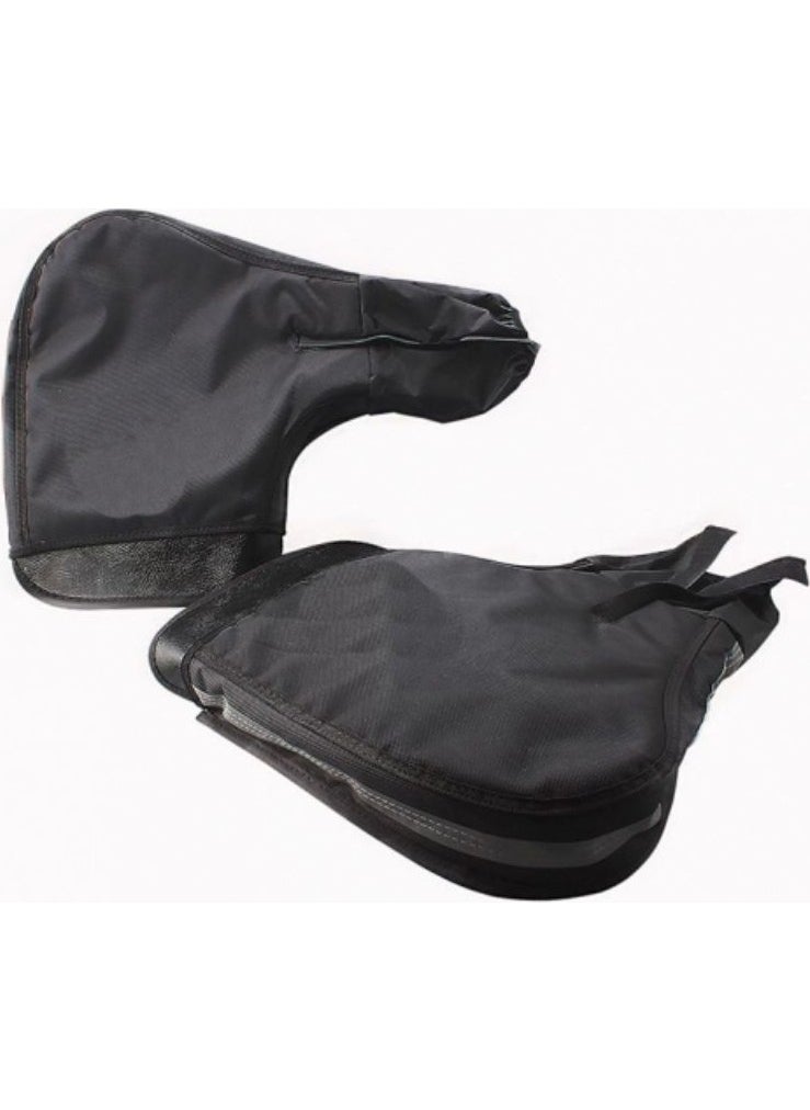 Ebakbak Motorcycle Reflector Handle Gear Motor Compatible Universal Hand Wind Protection  - Image 1