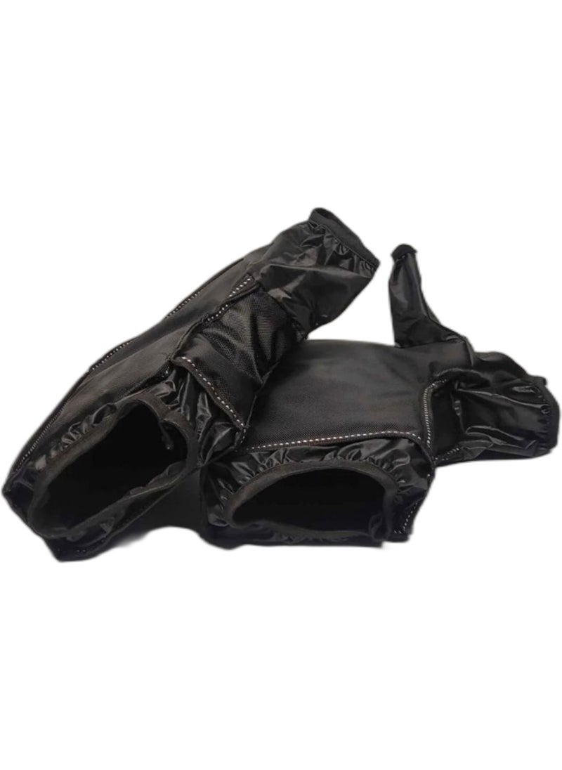 Ebakbak Motorcycle Reflector Handle Gear Motor Compatible Universal Hand Wind Protection  - Image 3