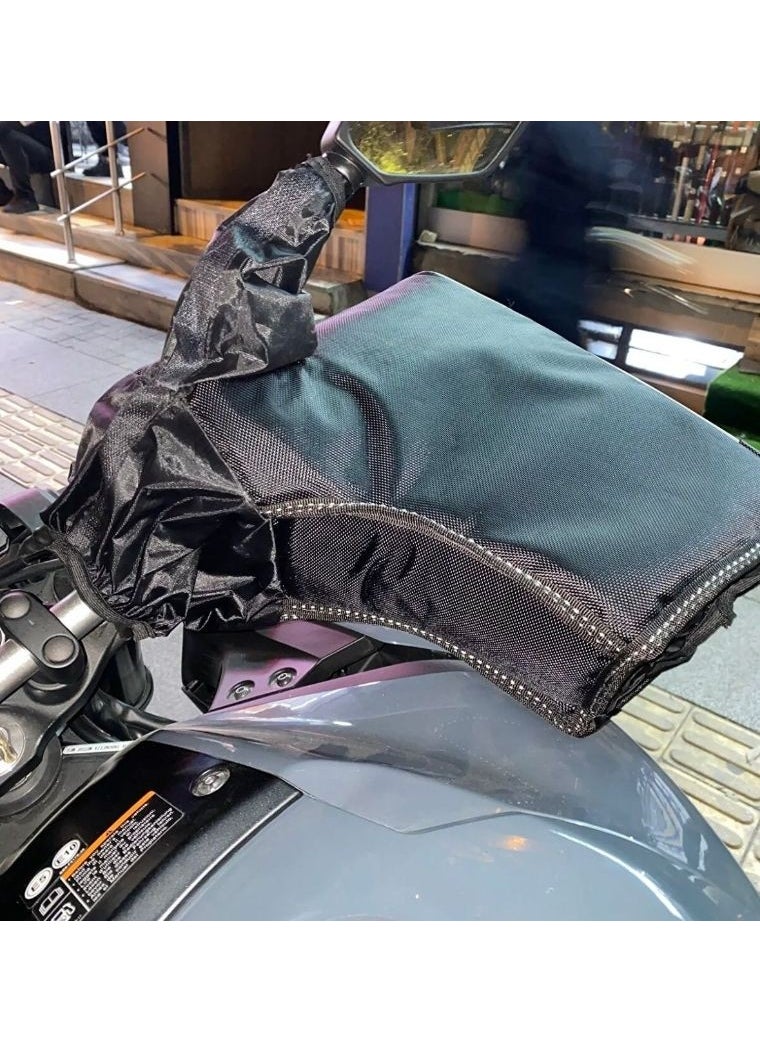 Ebakbak Motorcycle Reflector Handle Gear Motor Compatible Universal Hand Wind Protection  - Image 5