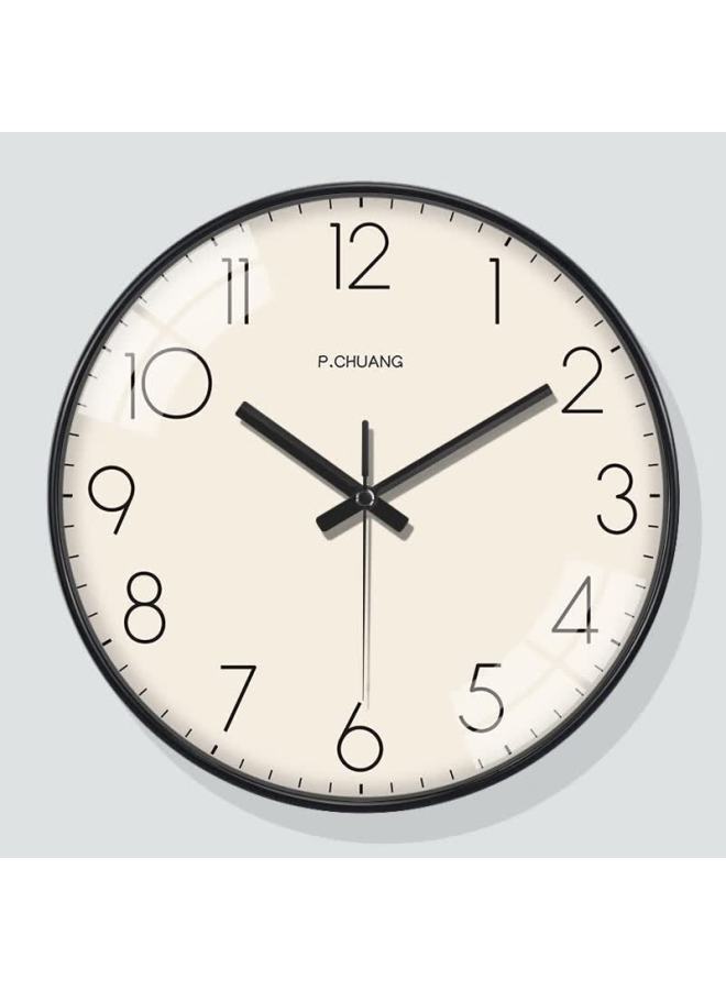 Peng Chuang Pengchuang Solid Color Wall Clock Trending Style Minimalist Nordic Light Luxury Living Room Creative Fashion Decorative No Drilling - Image 5