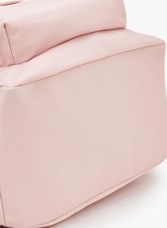 Missy PINK Solid School Backpack With Adjustable Side Straps - 15x34x45 CM  | Best Price UAE