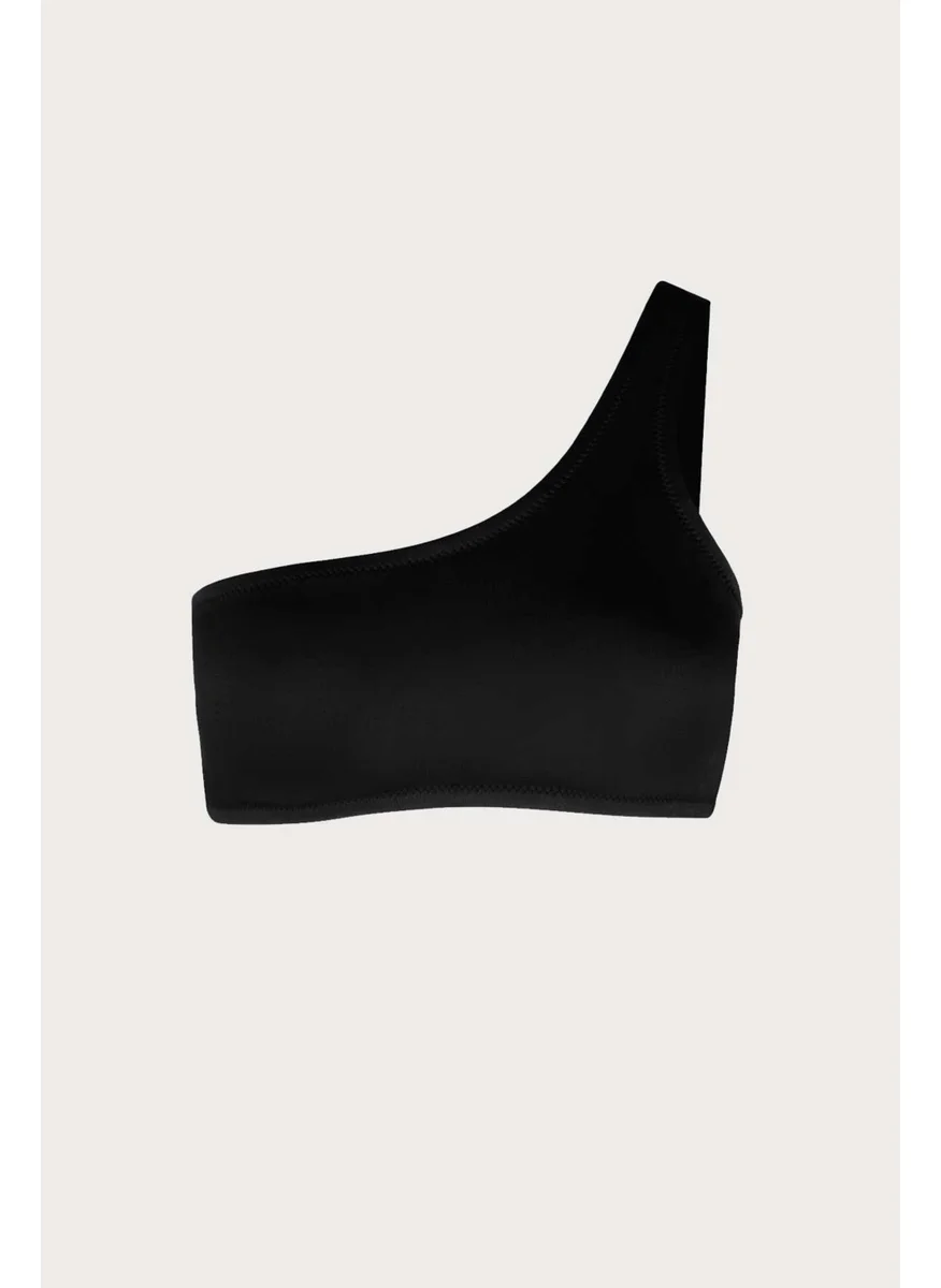 Ayyıldız 63566 One Shoulder Black Bikini Top