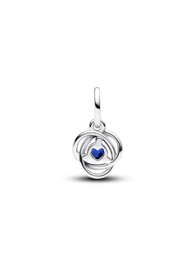 PANDORA Blue Eternity Circle Dangle Charm