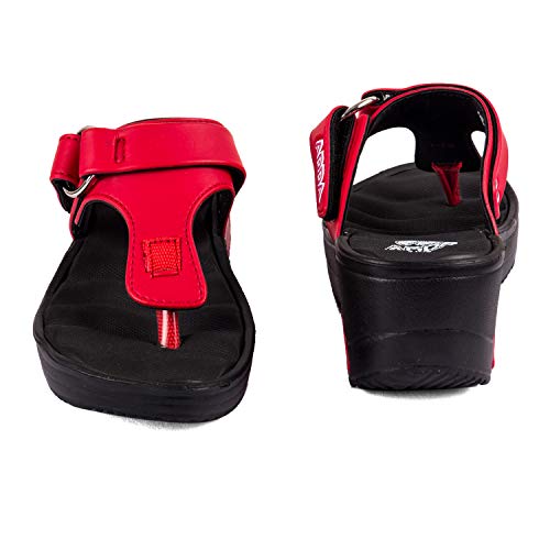 Adda Women's Red & Black EVA Flip Flop - 4 UK - Image 5