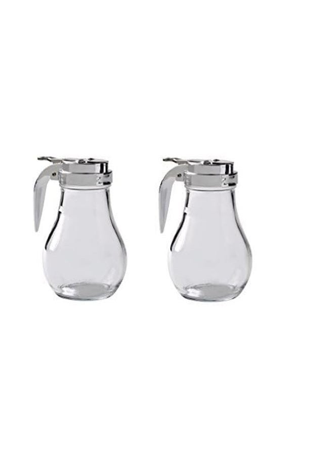 Thunder Group GLTWSY014 Syrup Dispenser with Cast Zinc Top, 14-Ounce, Pack of 2 - Image 2