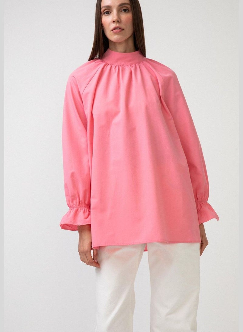Touche ELASTIC SLEEVE POPLIN BLOUSE - Image 2