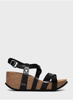 BAYTON Palmas Strappy Mid Heel Wedges  - Image 1