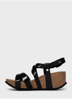 BAYTON Palmas Strappy Mid Heel Wedges  - Image 2