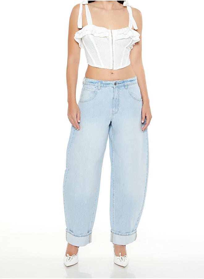 FOREVER 21 - Lace Tie-Strap Corset Top - Image 1