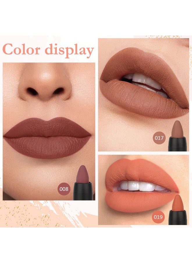 BINGBRUSH 3 Colors Longwear Lipstick Pack Set, Matte Color Stick Ultimate Lip Crayon for Makeup Collection - Nourishing Waterproof Velvet Lipgloss Lip Stain (08# 17# 19#)  - Image 2