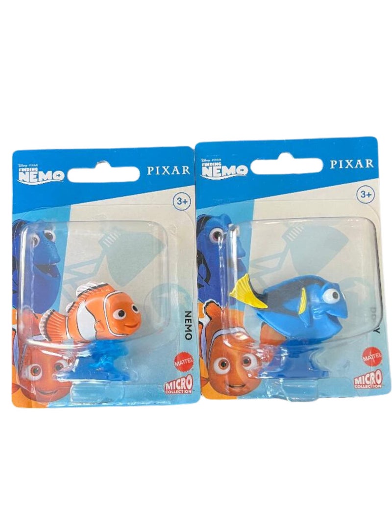 Disney Pixar مجموعة من 2 تماثيل صغيرة من ديزني بيكسار للبحث عن نيمو - نيمو ودوري - Image 2