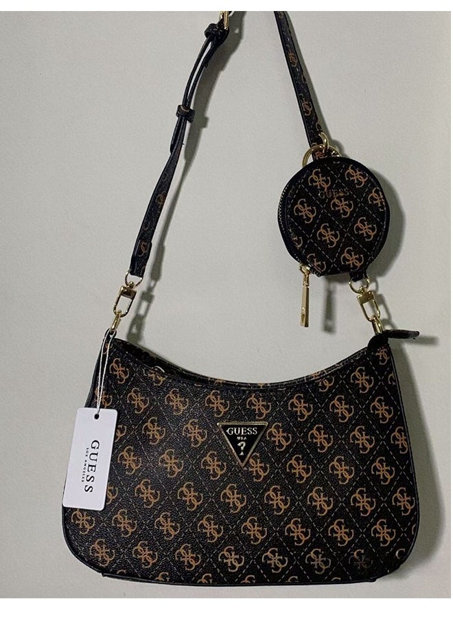 GUESS - GUESS Ladies Crossbody Bag Zipper Pop Shoulder Bag - Image 1