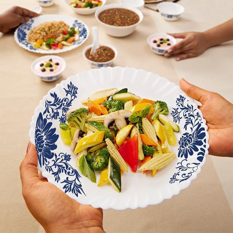 ConvertKitchen Unbreakable Dinner Set Gift Item Plastic Light Weight of 36 pcs Exclusive and Microwave Safe - Image 5