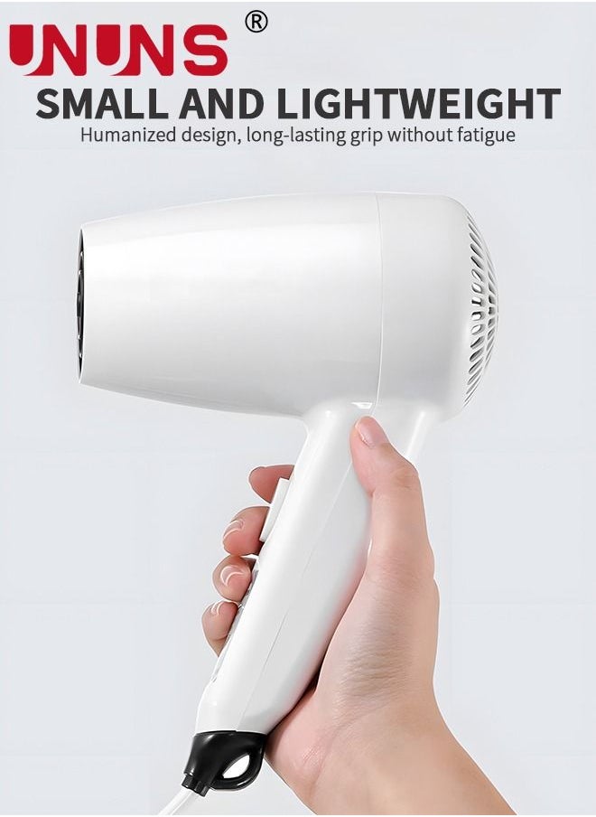 UNUNS - Wall Mounted Hair Dryer,Hair Dryers With Stand Rack For Bathroom,Specialised Blow Dryer For Salon,Fast Drying,For Hotel Bathroom Home And Travel - Image 1