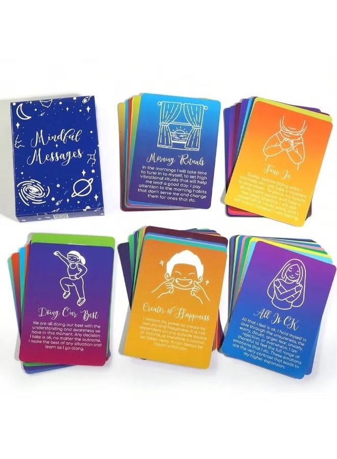 NIBEMINENT Self-Care, Meditation And Positive Affirmations Cards For Mindfulness - Image 4