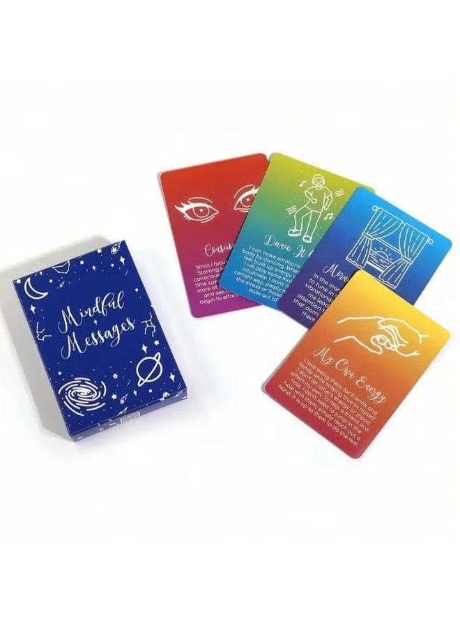 NIBEMINENT Self-Care, Meditation And Positive Affirmations Cards For Mindfulness - Image 3