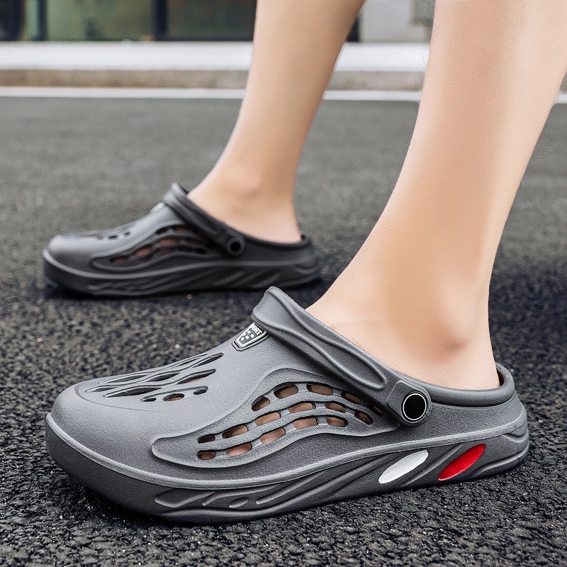 Casual Outdoor Summer Sandals For Men, Large Sizes 48-49, Summer Style Men'S Beach Shoes, Men'S Shoes With Large Holes, Slippers - Image 3
