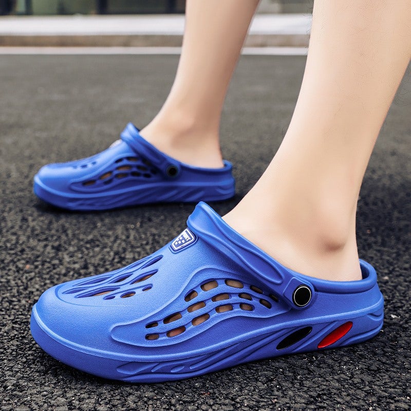 Casual Outdoor Summer Sandals For Men, Large Sizes 48-49, Summer Style Men'S Beach Shoes, Men'S Shoes With Large Holes, Slippers - Image 4