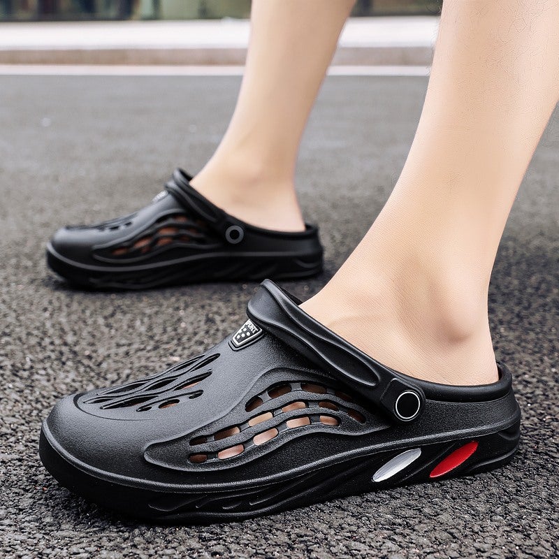 Casual Outdoor Summer Sandals For Men, Large Sizes 48-49, Summer Style Men'S Beach Shoes, Men'S Shoes With Large Holes, Slippers - Image 2