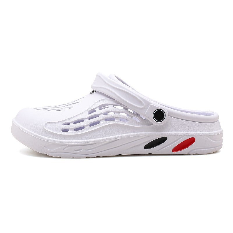 Casual Outdoor Summer Sandals For Men, Large Sizes 48-49, Summer Style Men'S Beach Shoes, Men'S Shoes With Large Holes, Slippers - Image 1