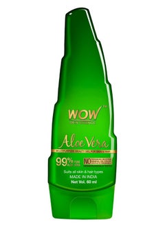 WOW Skin Science Aloe Vera Multipurpose Beauty Gel For Skin And Hair 60 Ml  - Image 1