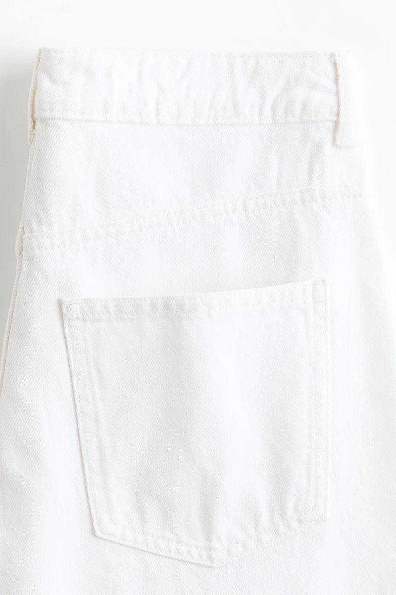 H&M  Barrel Leg High Waist Jeans for Women | Best Price UAE