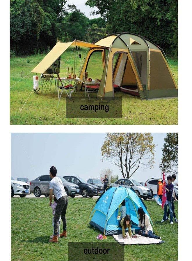 Setaria Viridis Tent Ring Replacement with Pins - 5pcs Ultra Light Galvanized Tent Pole Connectors Camping Repair Accessories Kit for Outdoor Camping Hiking Travel - Image 4