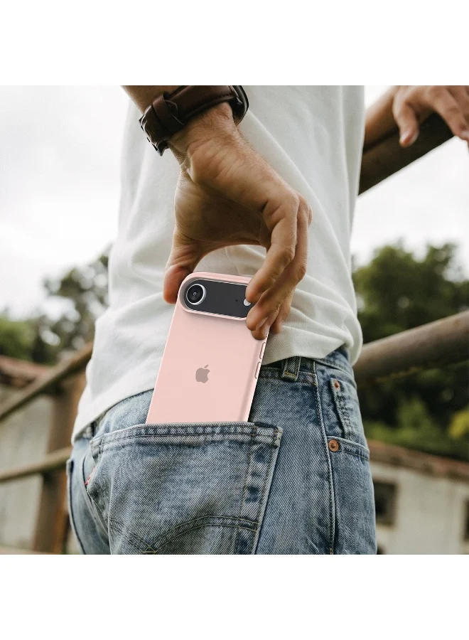 Mobcos Mobcos iPhone 17 Air Pink Elite Logo Mobcos iPhone 17 Air Pink Elite Logo Premium Silicone Magnetic Wireless Charging Case for iPhone | Silky Soft Touch | Military-Grade Shockproof Protection | Strong Magnetic Compatibility | Luxury Slim Cover  | Best Price UAE
