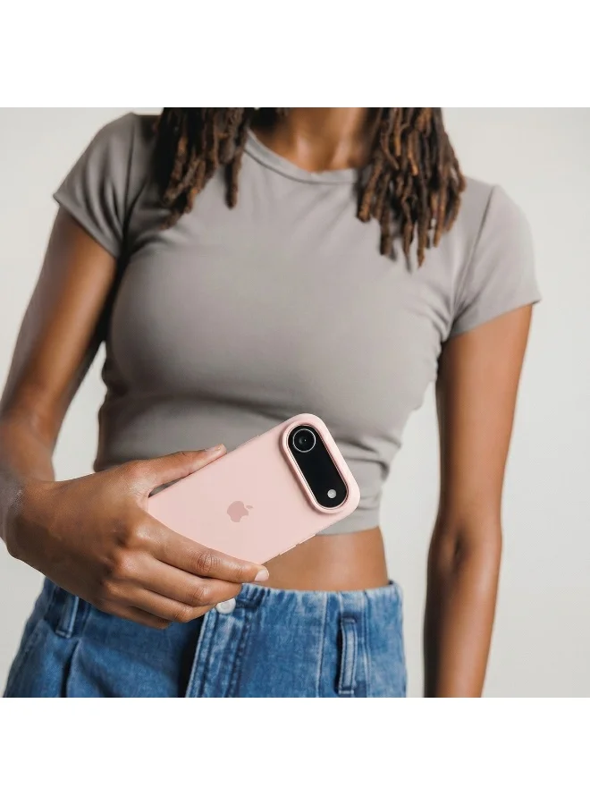 Mobcos Mobcos iPhone 17 Air Pink Elite Logo Mobcos iPhone 17 Air Pink Elite Logo Premium Silicone Magnetic Wireless Charging Case for iPhone | Silky Soft Touch | Military-Grade Shockproof Protection | Strong Magnetic Compatibility | Luxury Slim Cover  | Best Price UAE