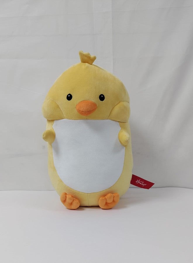 هامليز دمى هامليز القطيفة الناعمة متعددة الألوان على شكل كتكوت، مناسبة للبنات والأولاد من عمر سنتين فما فوق | آمنة ومناسبة كهدية - Image 1