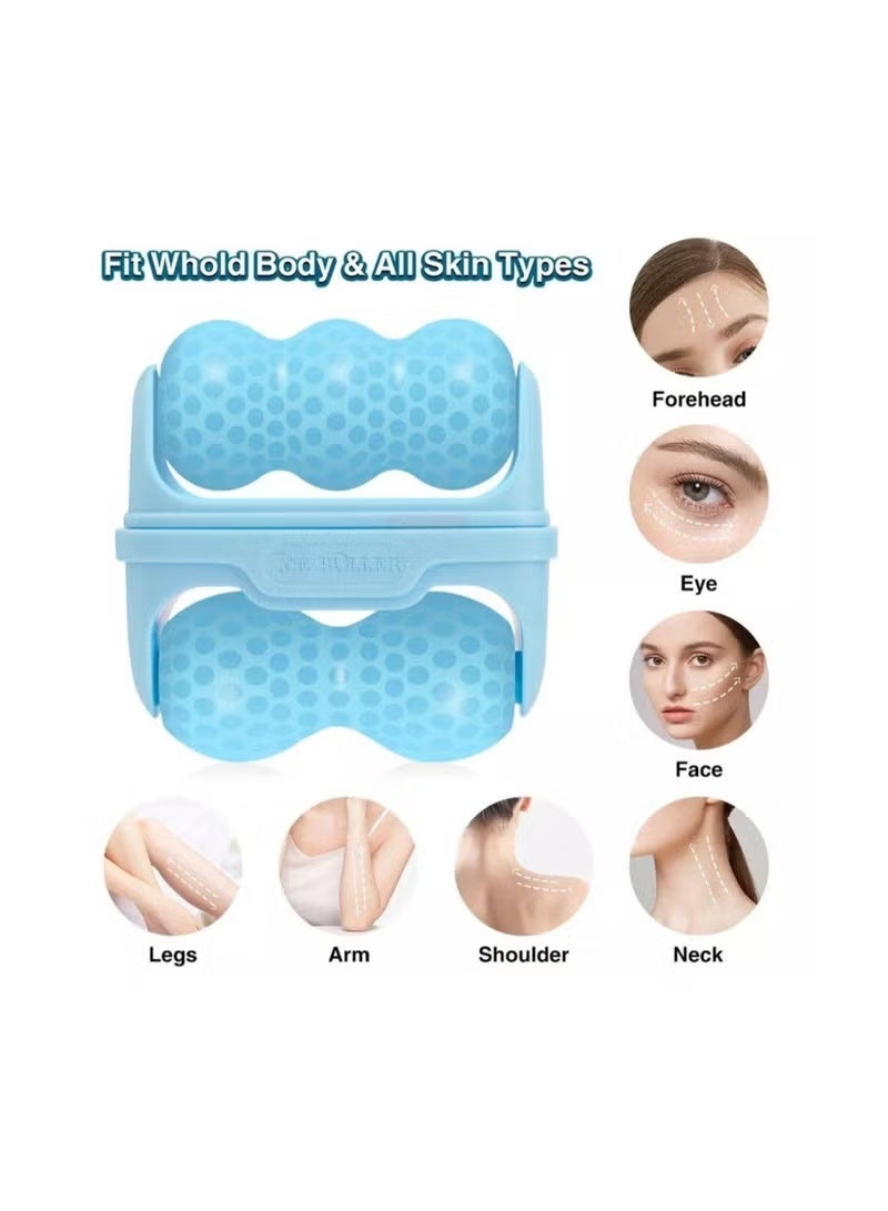 Ice Roller for Face and Eyes - Facial Skin Care Tools to Reduce Puffiness, Relieve Migraines and Pain 1pc Random Color - Image 2