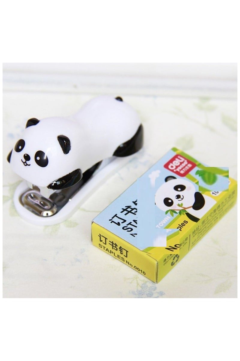 7-piece school supplies set (small and large astronaut pencil case, - 9 colored fluorescent pens - 2 erasable gel pens - felt tip pen + 12 dual-ended brush markers + small office stapler and pins + laser star sticker) - Image 2