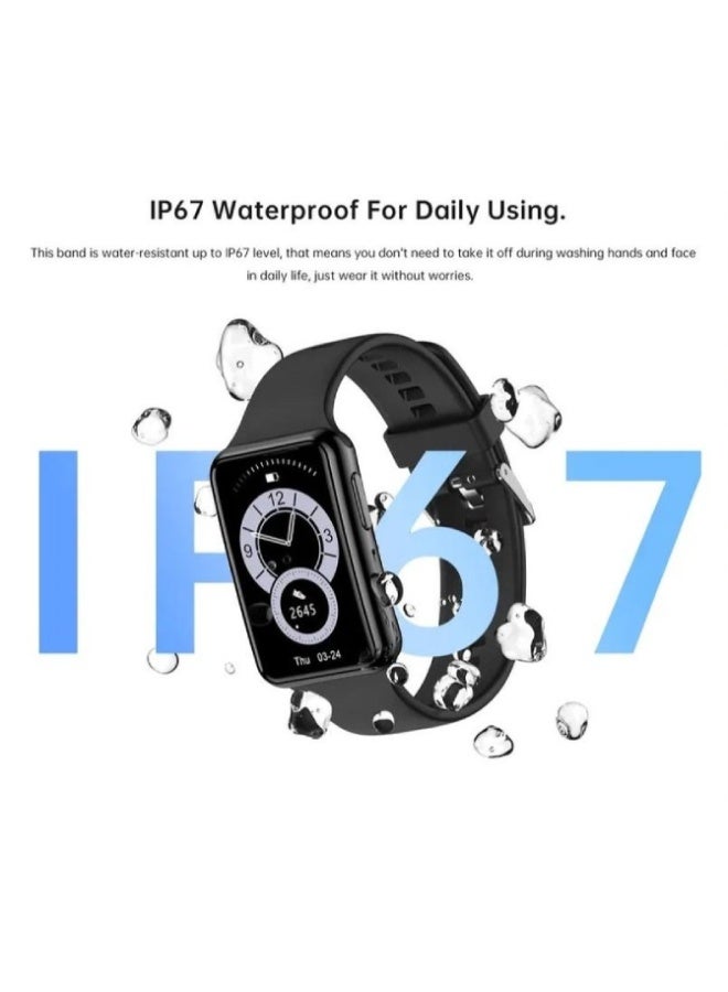 C6 PLUS Smart Watch 1.47" Full Touch Display, Bluetooth 5.1, Heart Rate & BP Monitor, Fitness Tracker, IP67 Waterproof – Unisex , Pink - Image 4