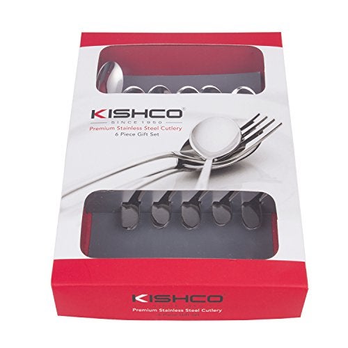 Kishco Windsor Stainless Steel Coffee Spoon Set - Pack of 6 - Image 2