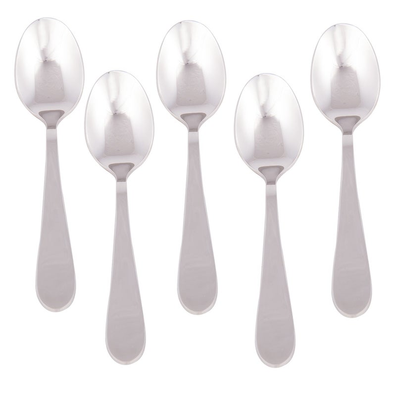 Kishco Windsor Stainless Steel Coffee Spoon Set - Pack of 6 - Image 4
