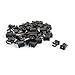 uxcell uxcell 50PCS 5.5mmx2.1mm 3Pins PCB Mounting Female DC Power Jack  - Image 2