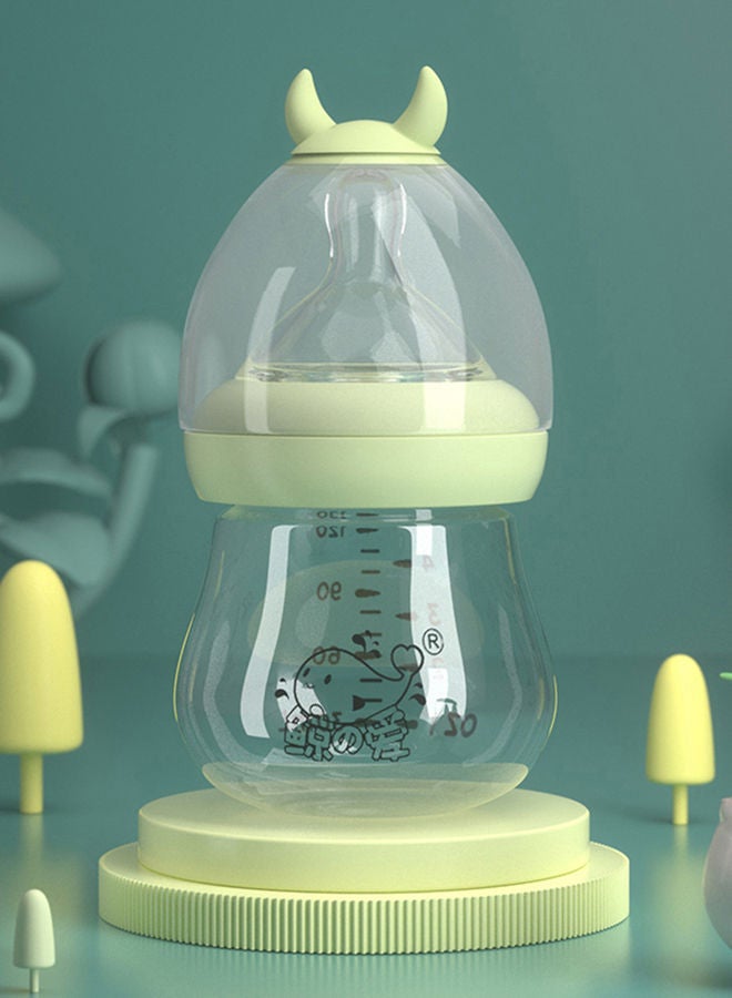 Bibi 120ml Baby Feeding Bottle Borosilicate Glass Food Grade Silicone  Milk Bottle - Image 2