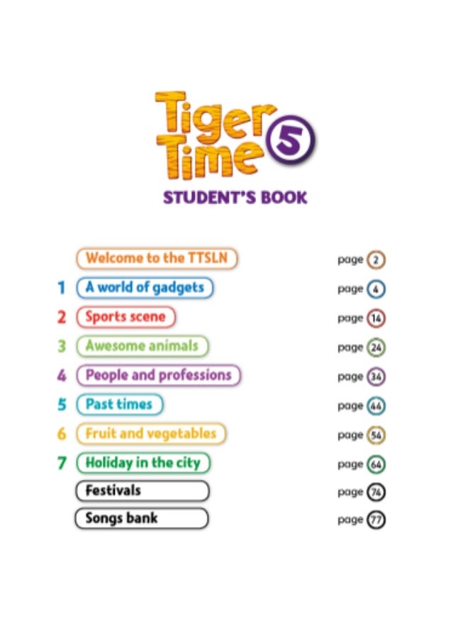 Macmillan Tiger Time -  English Course for Schools -level 5_students_book - Image 2