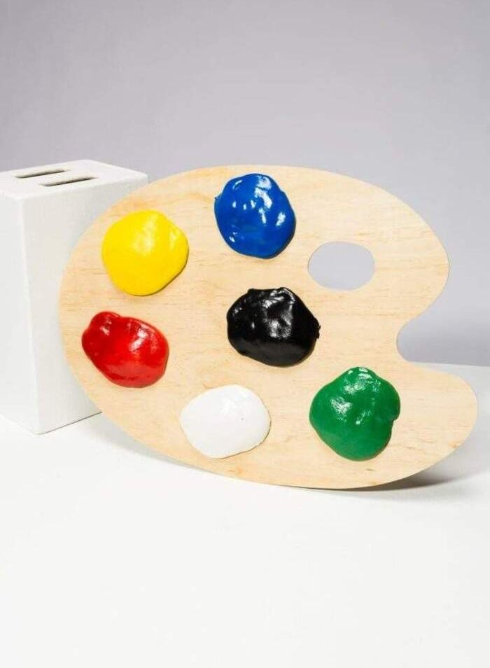Smart SMALL Wood Paint Pallet for acrylic oil watercolor painting - Image 3