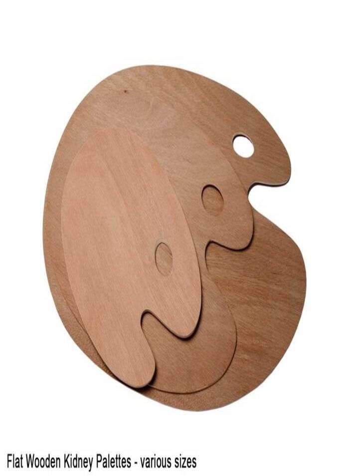 Smart SMALL Wood Paint Pallet for acrylic oil watercolor painting - Image 4