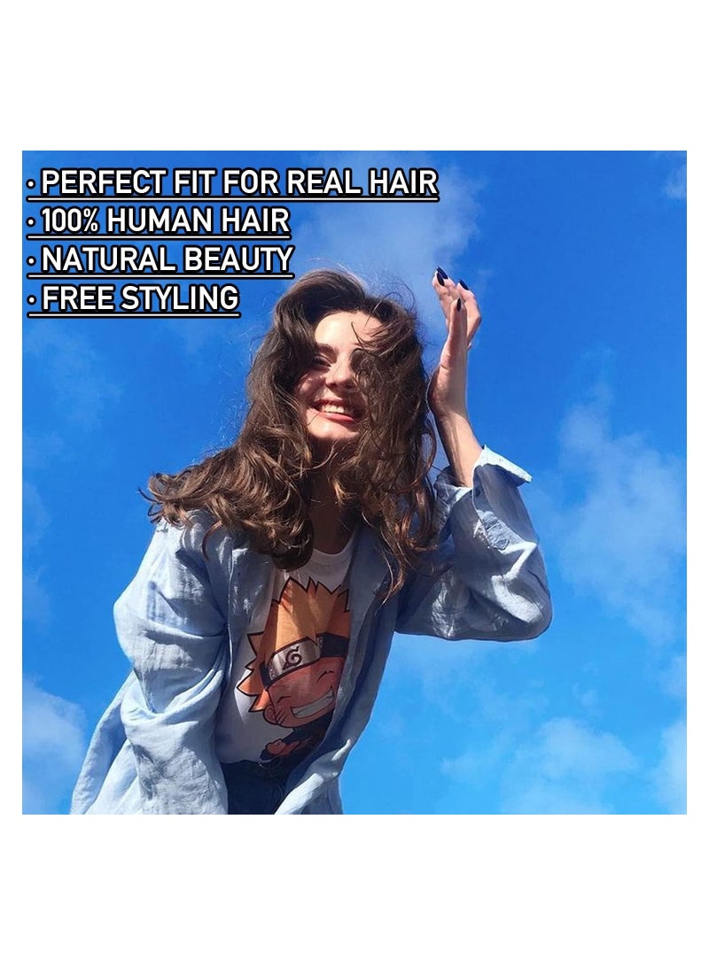 Estelle I Tip Hair Extensions Human Hair Extensions I Tip Human Hair Pre Bonded Hair Extensions Real Human Hair Invisible Dark Brown 18inch 100g 1g/s 100s/Pack... - Image 2