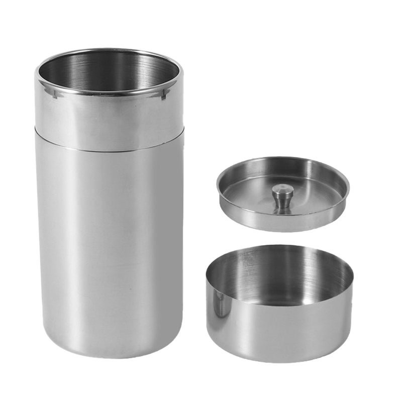 Stainless Steel Tea Tins Canister Home Kitchen Canisters for Tea Coffee Sugar Storage(S) - Image 4