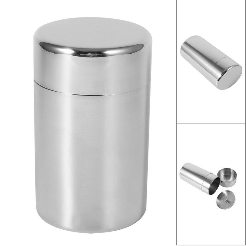 Stainless Steel Tea Tins Canister Home Kitchen Canisters for Tea Coffee Sugar Storage(S) - Image 5