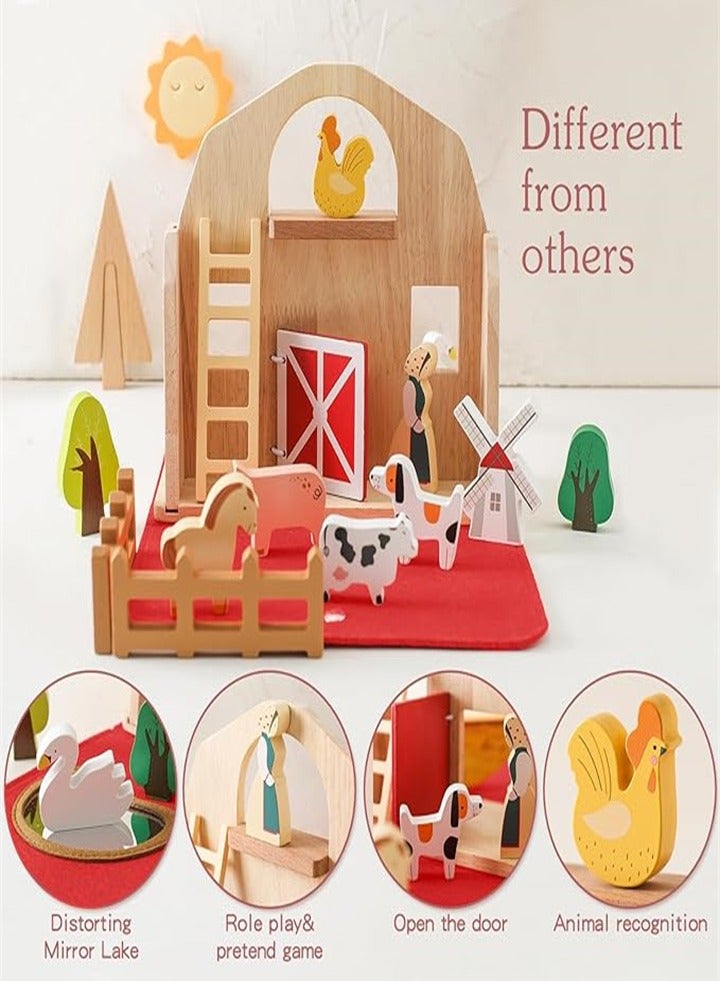 general Montessori educational toys, family farm game deluxe set birthday gift - Image 1