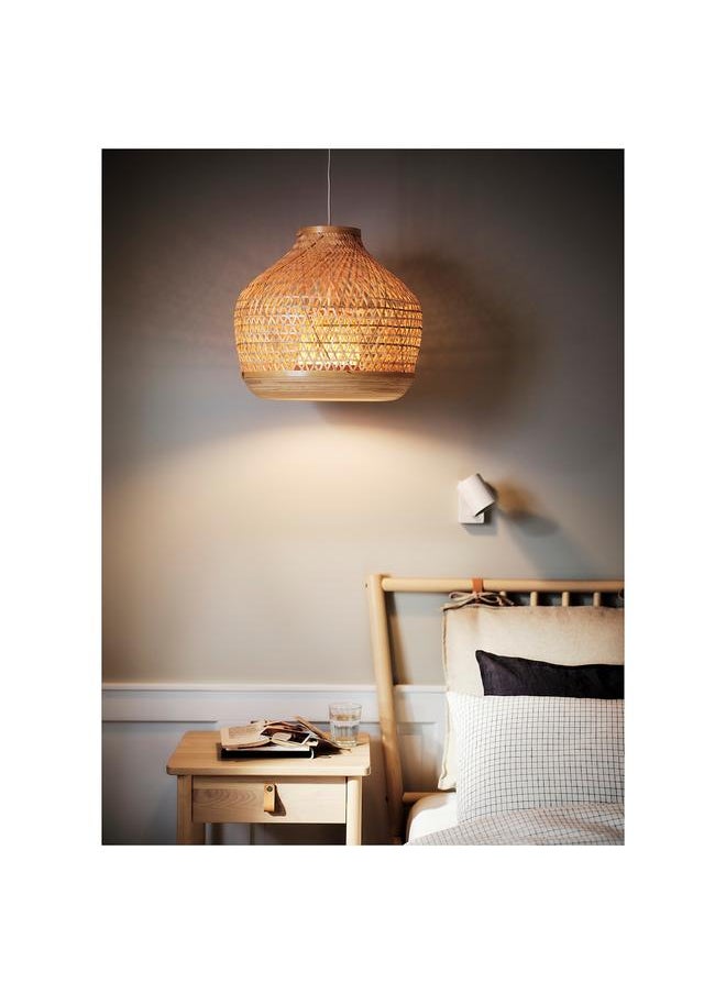 Zaboon Pendant lamp, bamboo/handmade, 45 cm  - Image 4