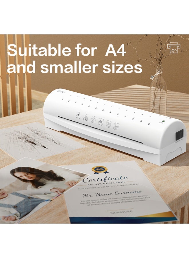 Deli T106 70-125 mic A4 Plastics Laminator - Image 5