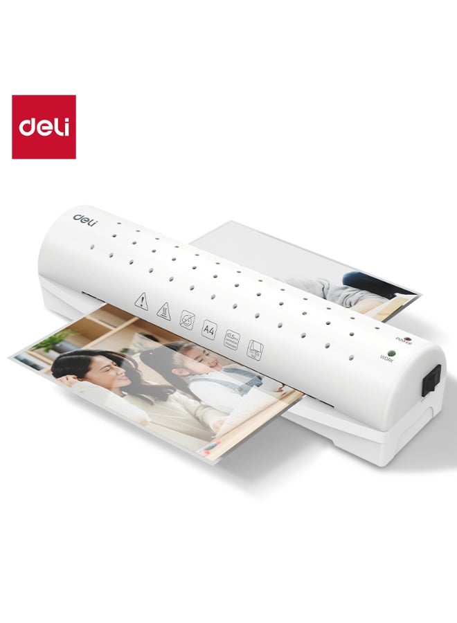 Deli T106 70-125 mic A4 Plastics Laminator - Image 1