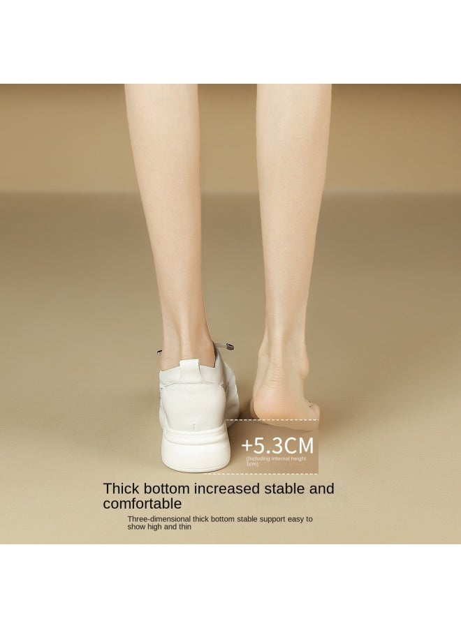 SAFIYA Zousan Height-increasing Shoes 2025 New Spring/autumn Breathable Mesh Panel Sneakers, Versatile Sports Casual Shoes For Women - Image 5