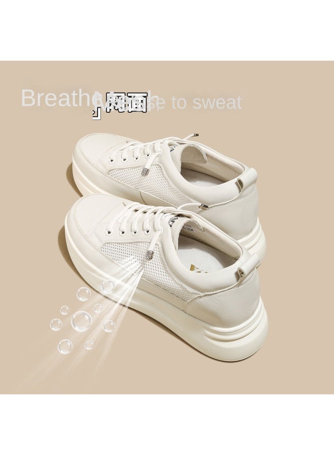 SAFIYA Zousan Height-increasing Shoes 2025 New Spring/autumn Breathable Mesh Panel Sneakers, Versatile Sports Casual Shoes For Women - Image 3