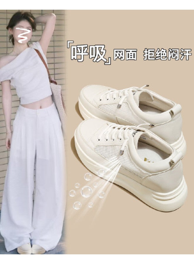 SAFIYA Zousan Height-increasing Shoes 2025 New Spring/autumn Breathable Mesh Panel Sneakers, Versatile Sports Casual Shoes For Women - Image 1